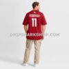 Mens Nike Larry Fitzgerald Cardinal Arizona Cardinals Team Retired Game Jersey