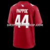 Mens Nike Owen Pappoe Cardinal Arizona Cardinals Team Game Jersey