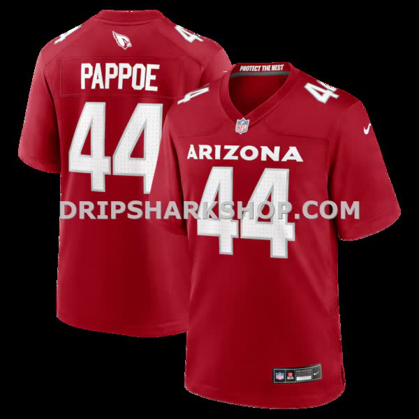Mens Nike Owen Pappoe Cardinal Arizona Cardinals Team Game Jersey