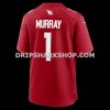 Mens Nike Kyler Murray Cardinal Arizona Cardinals Game Player Jersey