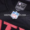 Mens Nike Nathan Carter Black Atlanta Falcons Team Game Jersey