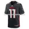 Mens Nike Jalon Walker Black Atlanta Falcons Team Game Jersey