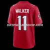 Mens Nike Jalon Walker Red Atlanta Falcons Game Jersey