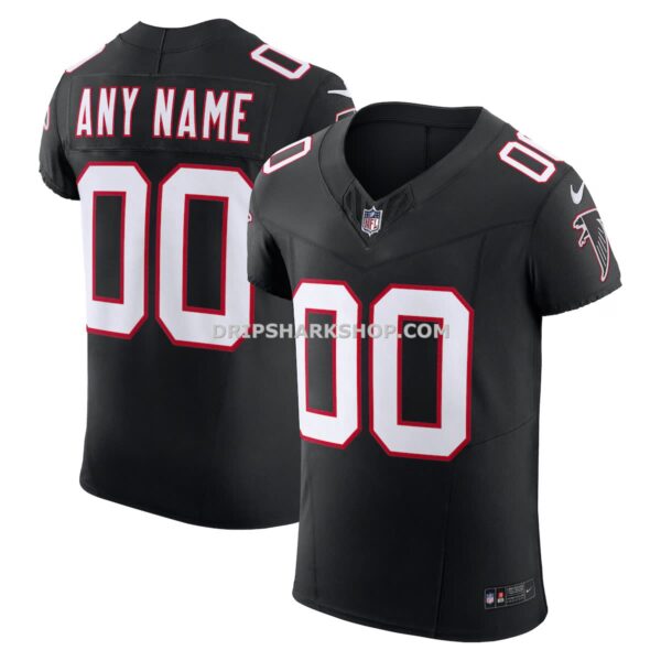 Mens Nike Black Atlanta Falcons Vapor Fuse Elite Custom Jersey