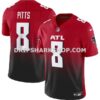 NFL021a9aM01-255ff0 Mens Nike Kyle Pitts Red Atlanta Falcons Vapor Fuse Limited Jersey