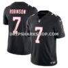 NFL021be6M01-a807d6 Mens Nike Bijan Robinson Black Atlanta Falcons Alternate Vapor Fuse Limited Jersey
