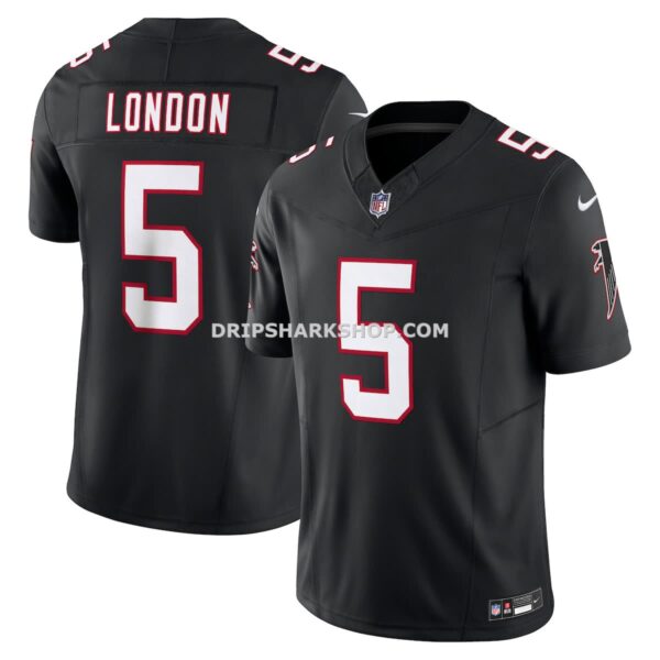 NFL021f1dG08-d264d9 Mens Nike Drake London Black Atlanta Falcons Vapor Fuse Limited Jersey