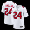 Mens Nike Aj Terrell White Atlanta Falcons Game Jersey