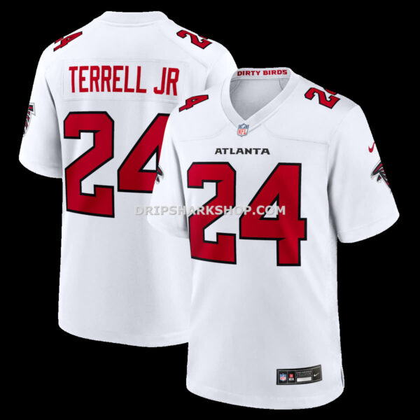 Mens Nike Aj Terrell White Atlanta Falcons Game Jersey