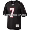Mens Mitchell And Ness Michael Vick Black Atlanta Falcons Big And Tall 2002 Retired Player Replica Jersey Pi4426000