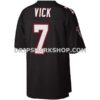 Mens Mitchell And Ness Michael Vick Black Atlanta Falcons Big And Tall 2002 Retired Player Replica Jersey Pi4426000
