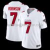 Mens Nike Bijan Robinson White Atlanta Falcons Vapor Fuse Sewn Down Limited Jersey
