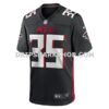 Mens Nike Natrone Brooks Black Atlanta Falcons Team Game Jersey