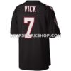NFL023502G02-64cbe1 Mens Mitchell And Ness Michael Vick Black Atlanta Falcons Legacy Replica Jersey Pi3604000