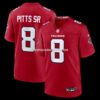 NFL024531G06-7afea6 Mens Nike Kyle Pitts Sr Red Atlanta Falcons Game Jersey