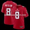 NFL024531M01-124485 Mens Nike Kyle Pitts Sr Red Atlanta Falcons Game Jersey