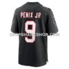 NFL0245aaG02-c39f16 Mens Nike Michael Penix Jr Black Atlanta Falcons Alternate Game Jersey