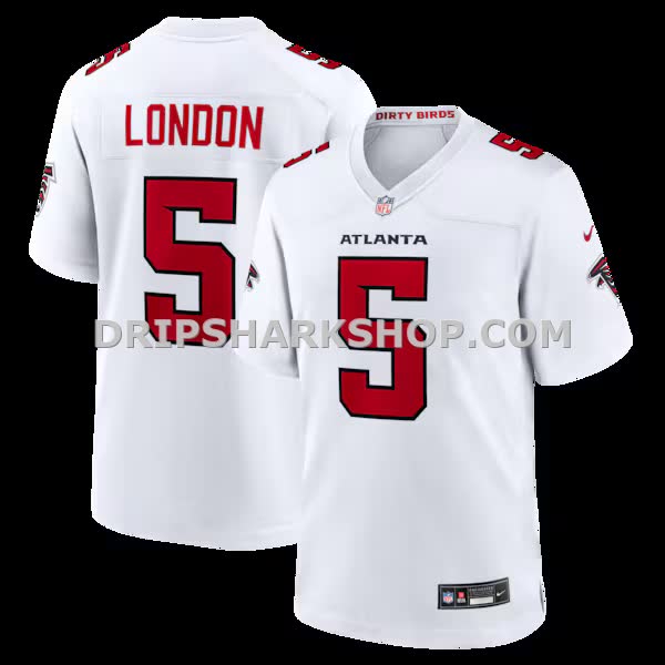 Mens Nike Drake London White Atlanta Falcons Game Jersey