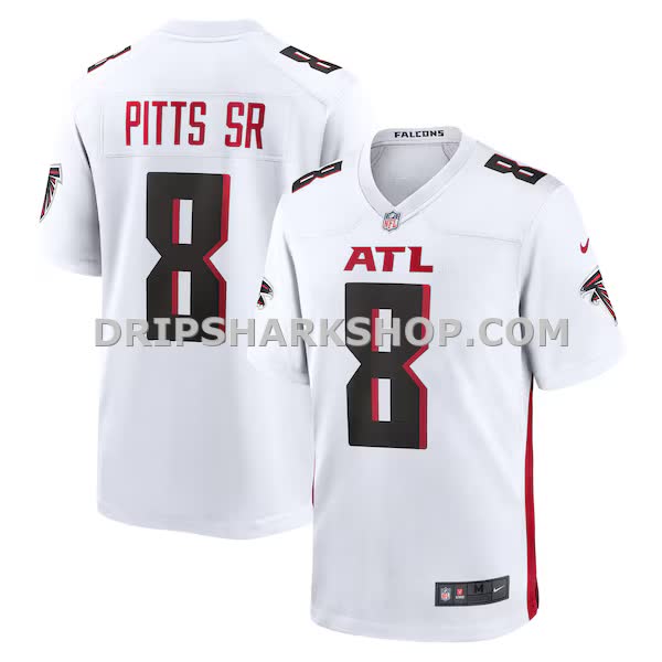 Mens Nike Kyle Pitts Sr White Atlanta Falcons White Game Jersey