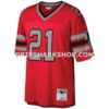 Mens Mitchell And Ness Deion Sanders Red Atlanta Falcons Legacy Replica Jersey Pi3610000