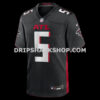 NFL024dfcG01-929270 Mens Nike Drake London Black Atlanta Falcons Player Game Jersey