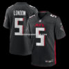NFL024dfcG06-feb106 Mens Nike Drake London Black Atlanta Falcons Player Game Jersey