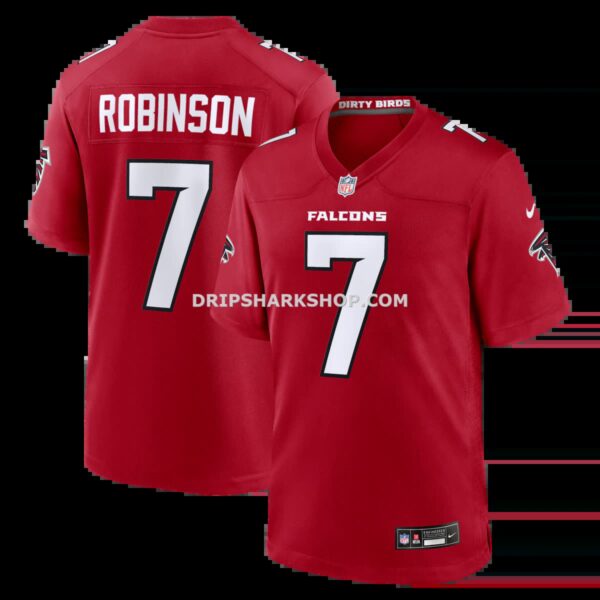 Mens Nike Bijan Robinson Red Atlanta Falcons Game Jersey
