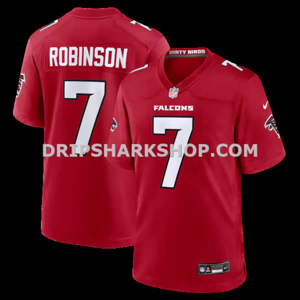 Mens Nike Bijan Robinson Red Atlanta Falcons Game Jersey