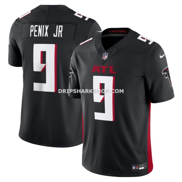Mens Nike Michael Penix Jr Black Atlanta Falcons Vapor Fuse Limited Jersey