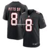 NFL02594aG04-f4bcbe Mens Nike Kyle Pitts Sr Black Atlanta Falcons Alternate Game Jersey