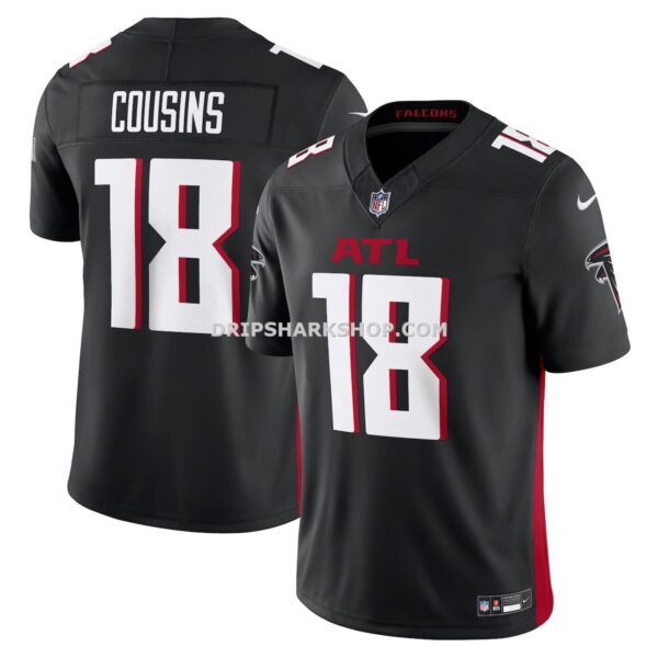 Mens Nike Kirk Cousins Black Atlanta Falcons Vapor Fuse Limited Jersey