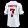 Mens Nike Bijan Robinson White Atlanta Falcons Game Jersey