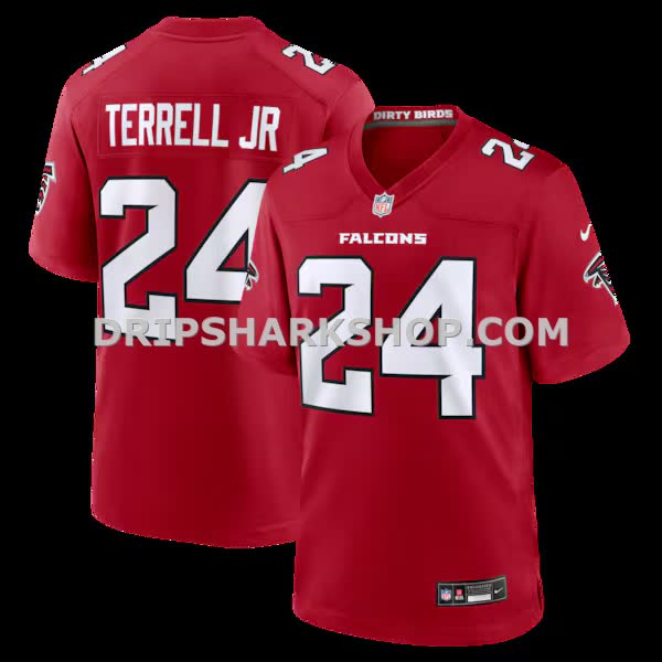 Mens Nike Aj Terrell Red Atlanta Falcons Game Jersey