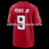 Mens Nike Michael Penix Jr Red Atlanta Falcons Game Jersey