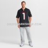 Mens Nike Number 1 Groom Black Atlanta Falcons Game Jersey