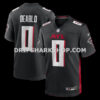 Mens Nike Divine Deablo Black Atlanta Falcons Team Game Jersey