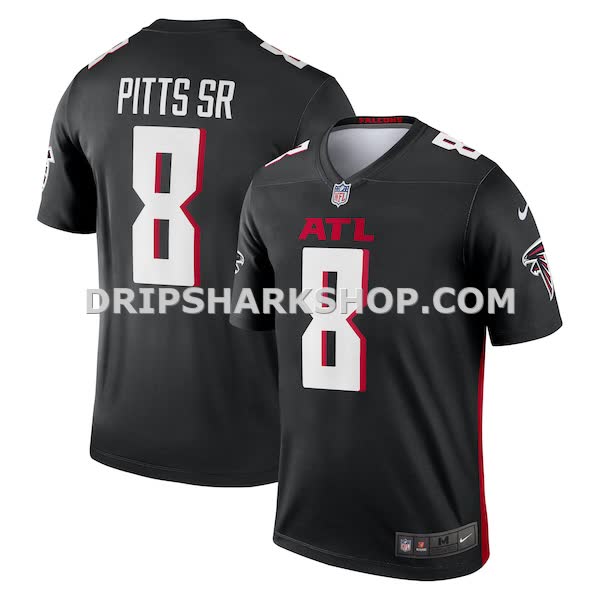 Mens Nike Kyle Pitts Sr Black Atlanta Falcons Legend Player Performance Top