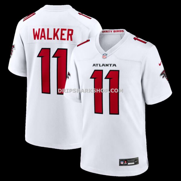 NFL027047G06-e2a662 Mens Nike Jalon Walker White Atlanta Falcons Game Jersey