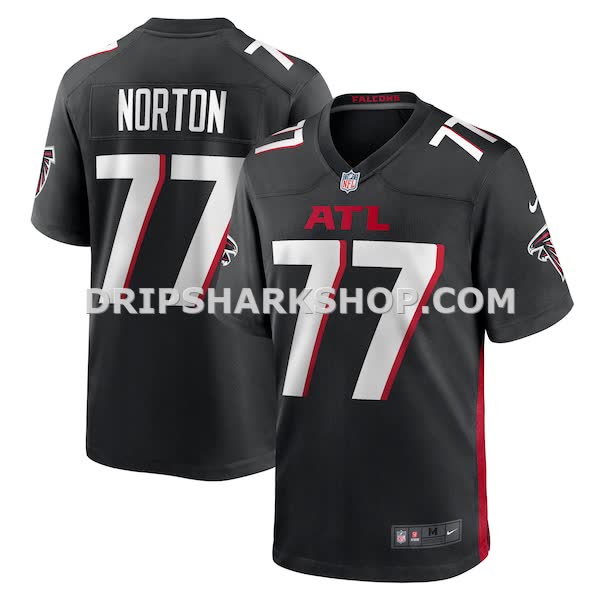 Mens Nike Storm Norton Black Atlanta Falcons Game Jersey