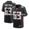 Mens Nike Chris Lindstrom Black Atlanta Falcons Team Game Jersey