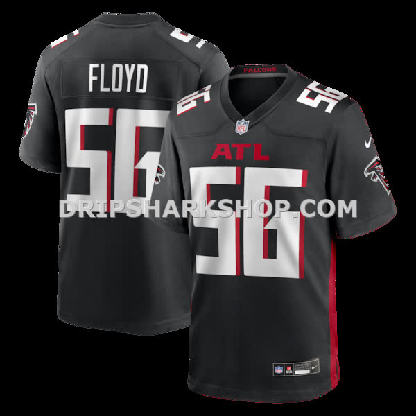 Mens Nike Leonard Floyd Black Atlanta Falcons Team Game Jersey