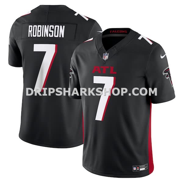 Mens Nike Bijan Robinson Black Atlanta Falcons Vapor Fuse Limited Jersey