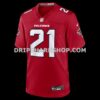 Mens Nike Deion Sanders Red Atlanta Falcons Retired Player Game Jersey