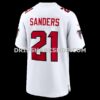 Mens Nike Deion Sanders White Atlanta Falcons Retired Player Game Jersey