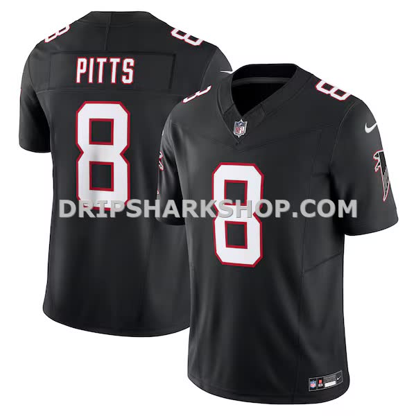 Mens Nike Kyle Pitts Black Atlanta Falcons Vapor Fuse Limited Jersey