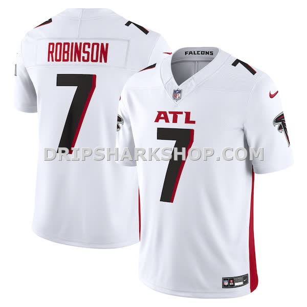 Mens Nike Bijan Robinson White Atlanta Falcons Vapor Fuse Limited Jersey
