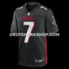 Mens Nike Bijan Robinson Black Atlanta Falcons Game Jersey