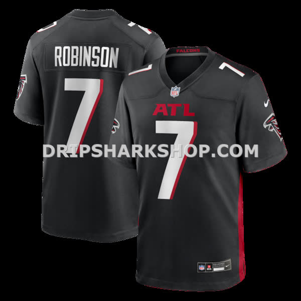 Mens Nike Bijan Robinson Black Atlanta Falcons Game Jersey