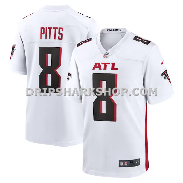 Mens Nike Kyle Pitts White Atlanta Falcons Game Player Jersey Pi4348000