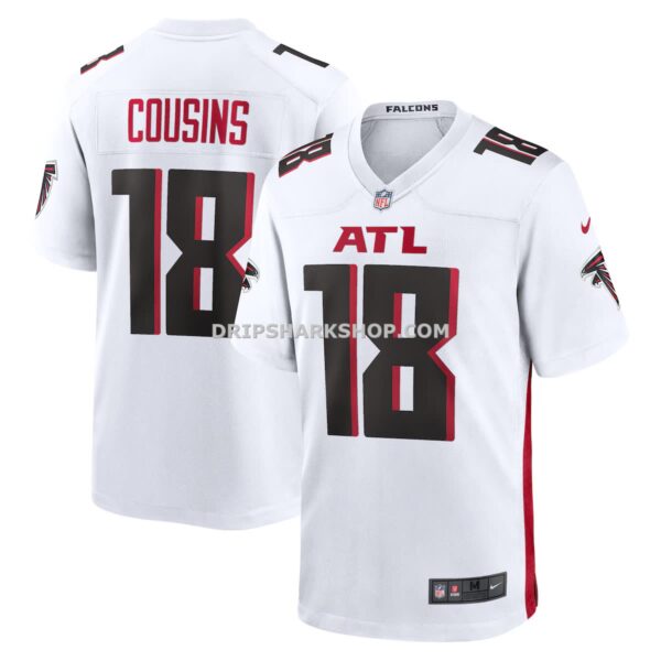 Mens Nike Kirk Cousins White Atlanta Falcons Game Player Jersey